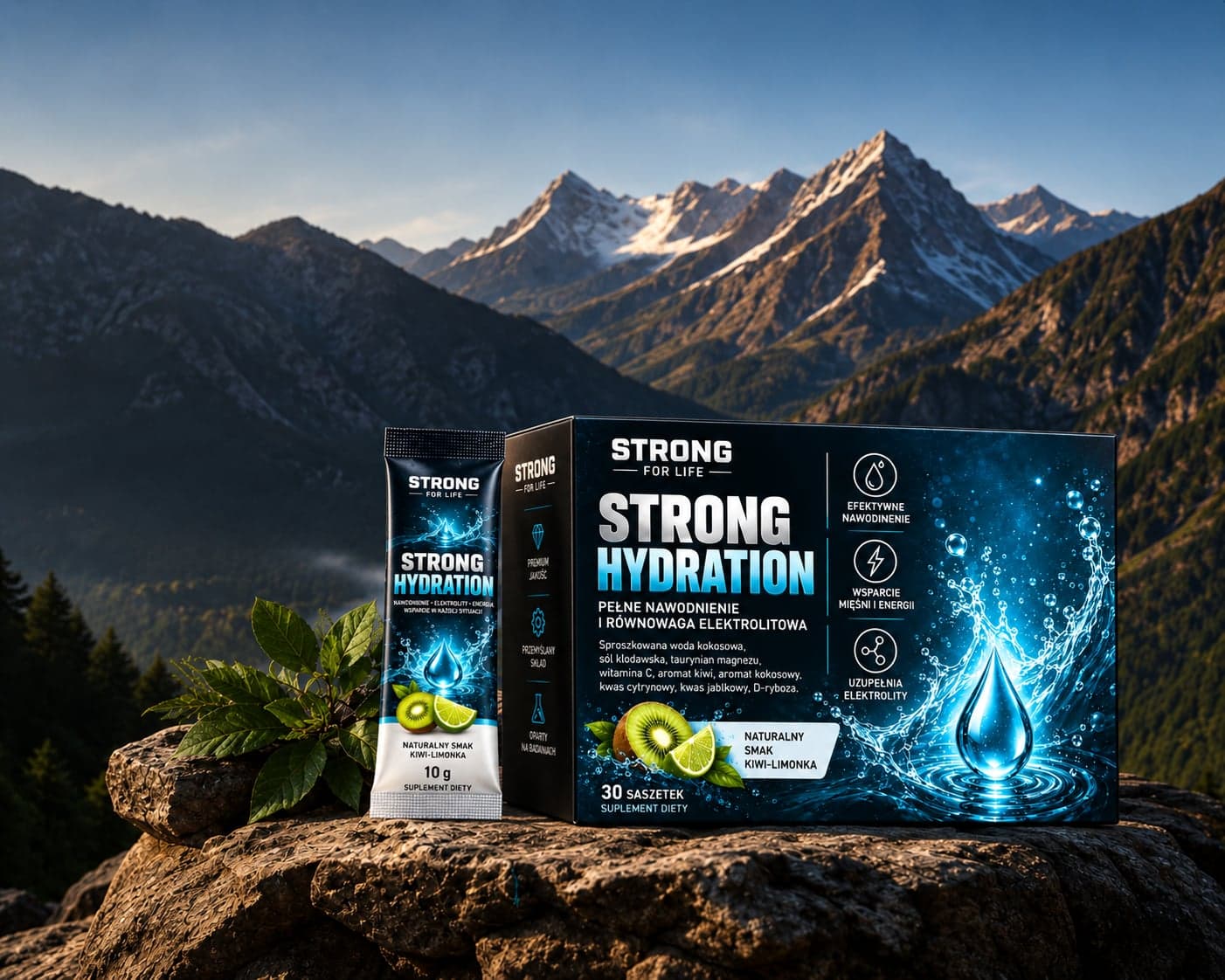Strong Hydration w alpejskim krajobrazie